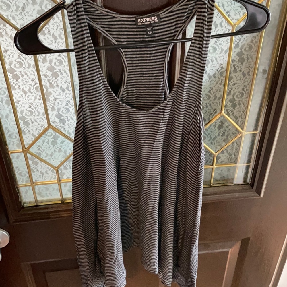 Over sized racer back flowy tank